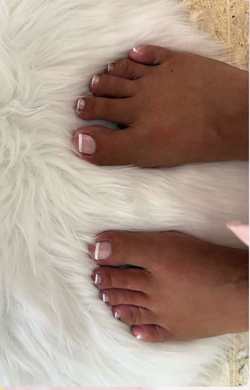 Pedicure french curata MelyNails